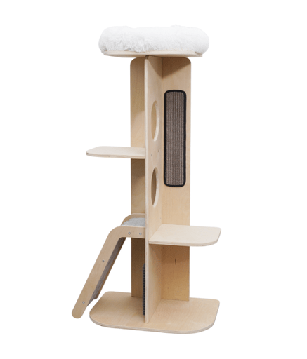 Catry Cat Tower with Scratcher 48x39x128cm - Shopivet.com