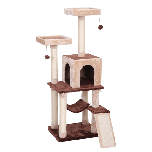Catry Cat Tower With Scratcher 50x40x136cm - Shopivet.com