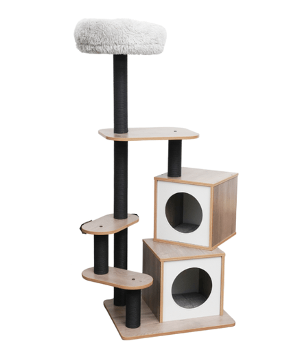 Catry Cat Tower with Scratcher 58x48x144cm - Shopivet.com