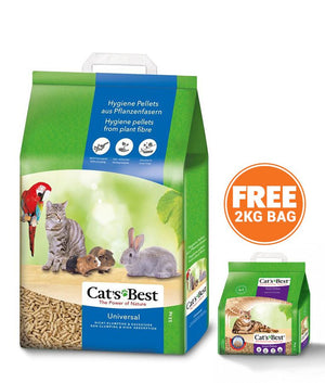 Cat's Best Universal Small Animal Litter - 11KG - Shopivet.com
