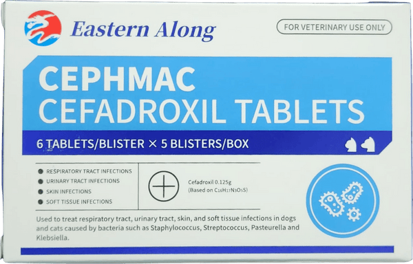 CephMac 125mg tablet pk30’s - Shopivet.com