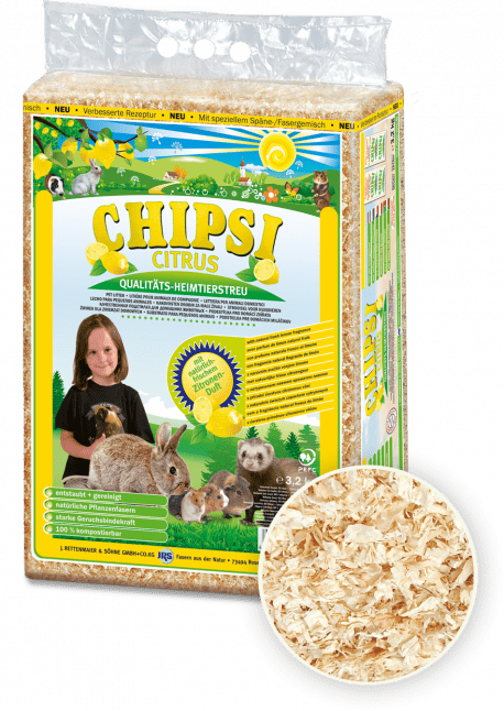 Chipsi Citrus Scent Small Animal Litter - 3.2KG - Shopivet.com