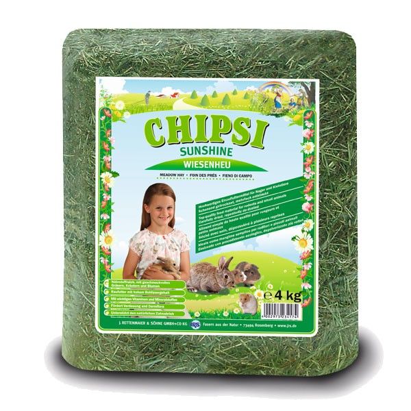 Chipsi Sunshine Meadow Small Animal Treats & Hay - 4KG - Shopivet.com