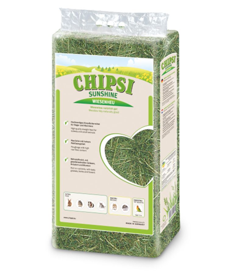 Chipsi Sunshine Meadow Small Animal Treats & Hay - 4KG - Shopivet.com