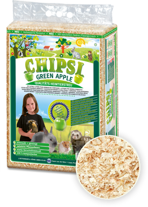 Chipsi Green Apple Scent Small Animal Litter - 1KG