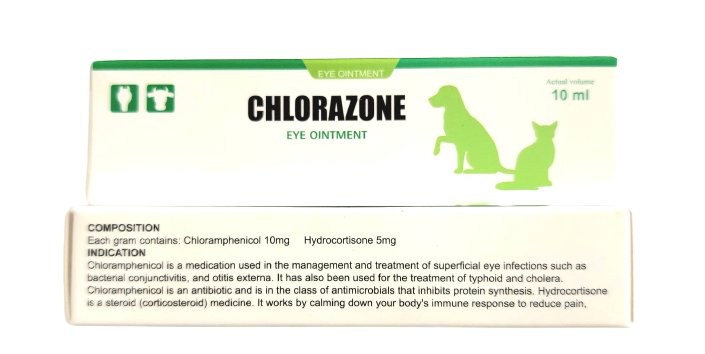 Chlorazone eye ointment 10ml - Shopivet.com