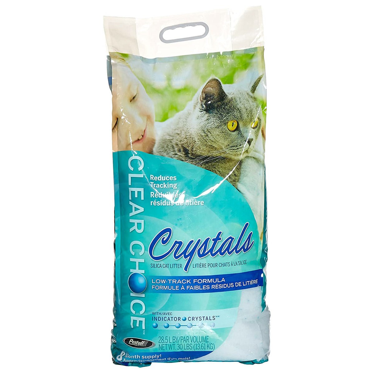 Clear Choice Silica Crystal Cat Litter 30LBS (13.6kg) - Shopivet.com