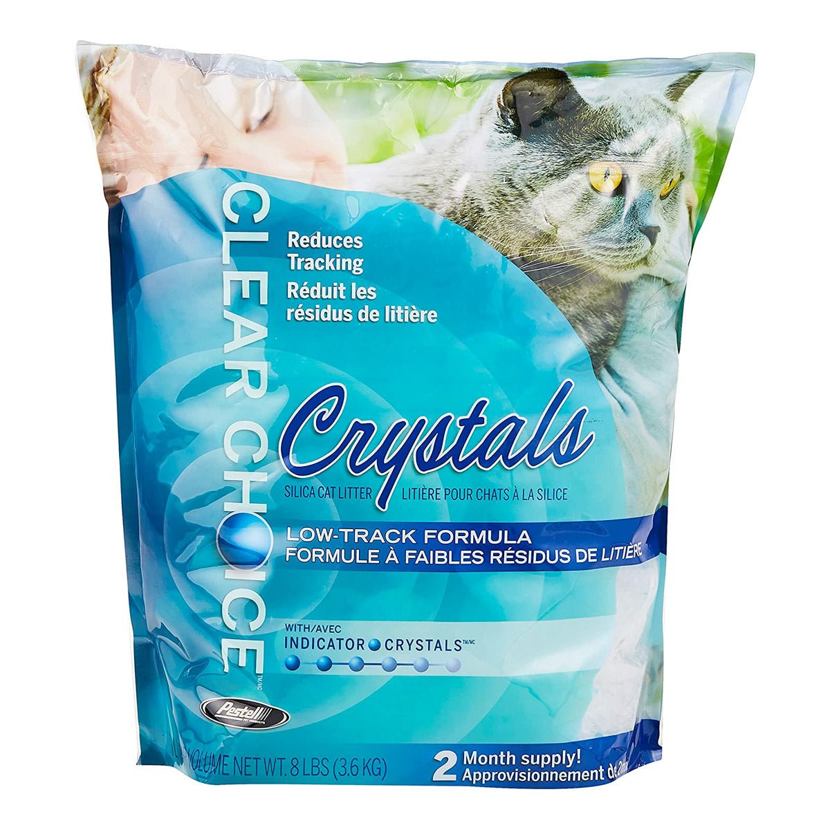 Clear Choice Silica Crystal Cat LItter 8LBS (3.6kg) - Shopivet.com
