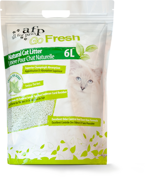 Clumping Natural Cat Litter - Green Tea Scent/6 L