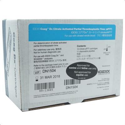 Coag Dx Cartridge Citrated Blood Apttc (10) - Shopivet.com