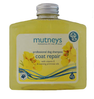 COAT REPAIR SHAMPOO WITH EVENING PRIMROSE OIL 250ML - Shopivet.com