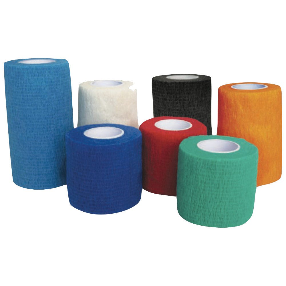 Cohesive Bandages, 7,5 cm x 4,5 m (stretched), light blue - Shopivet.com