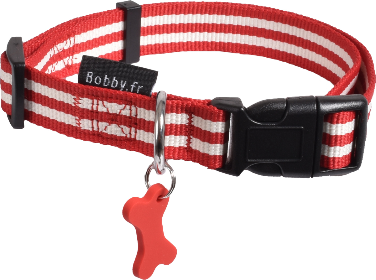 Collar Stripe Red Large