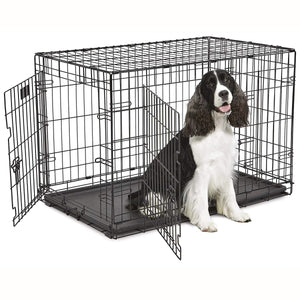 Contour Double Door Dog Crate 36″ - Shopivet.com