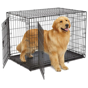 Contour Double Door Dog Crate 42″ - Shopivet.com