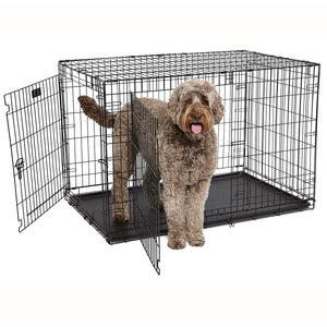 Contour Double Door Dog Crate 48″ - Shopivet.com