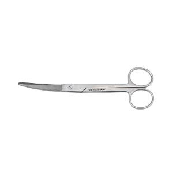 Cooper scissors 16 cm, curved pointed/blunt, standard quality