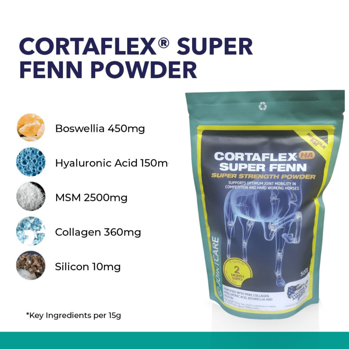 CORTAFLEX® HA SUPER FENN POWDER 1kg - Shopivet.com