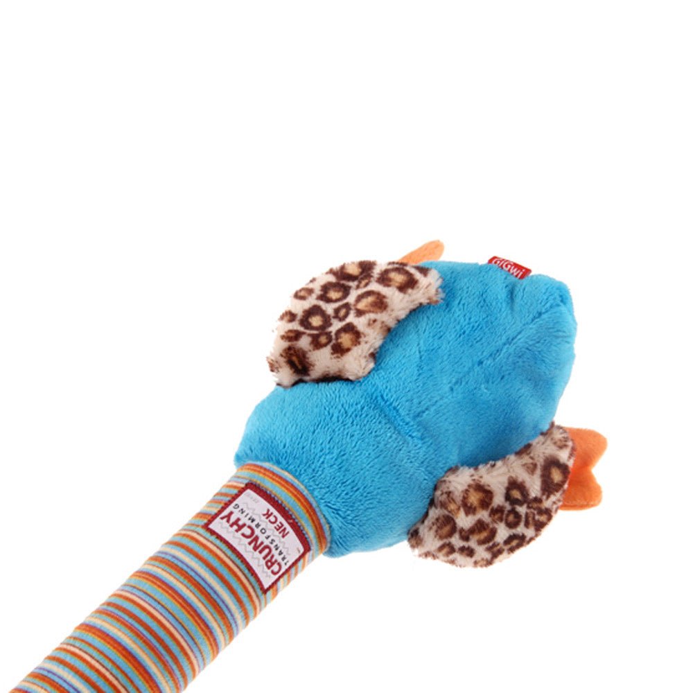 Crunchy Neck Duck with Bone & Squeaker Large - Shopivet.com