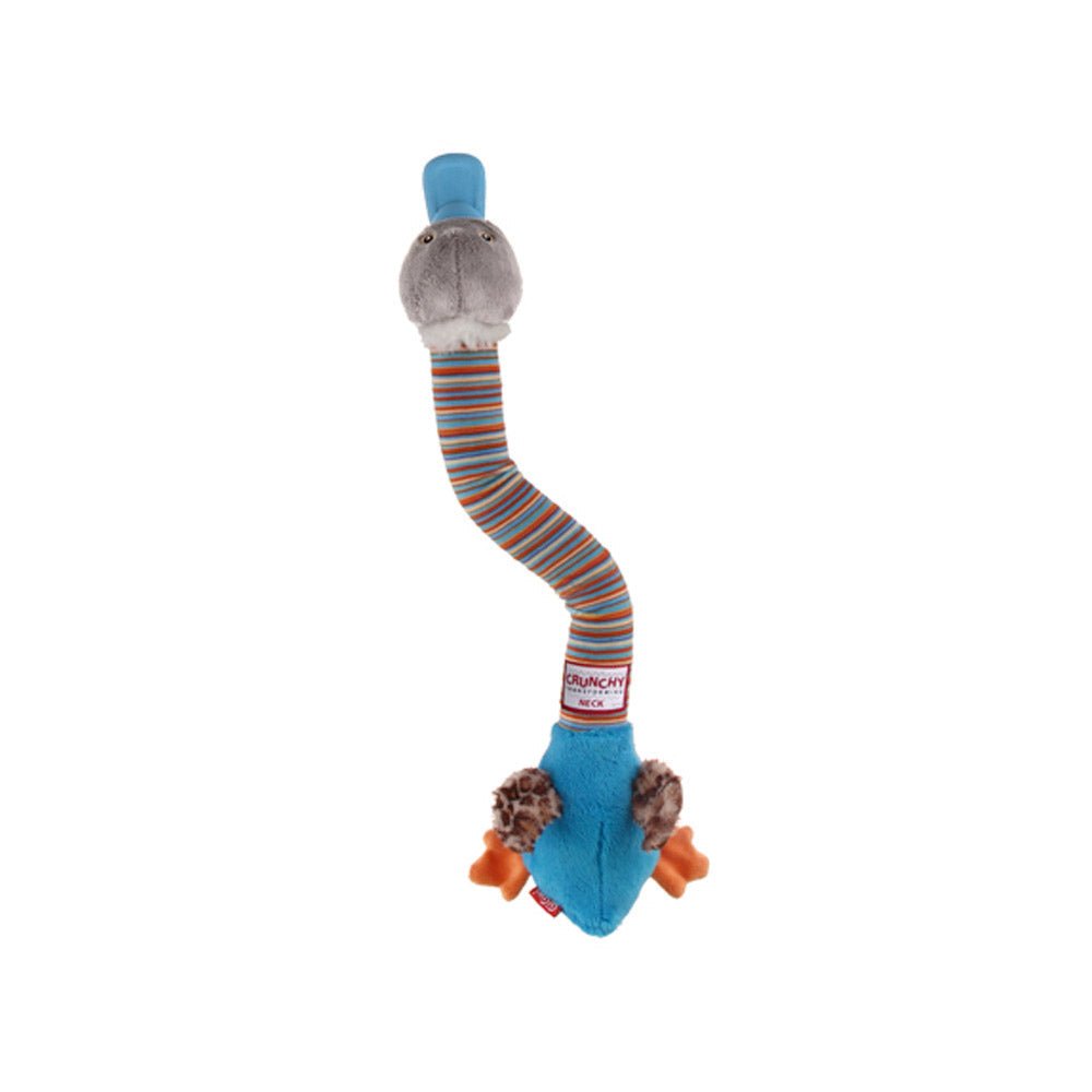 Crunchy Neck Duck with Bone & Squeaker Large - Shopivet.com
