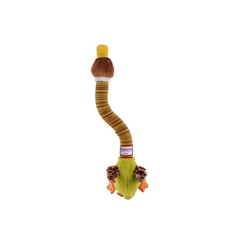 Crunchy Neck Duck with Bone & Squeaker Large - Shopivet.com