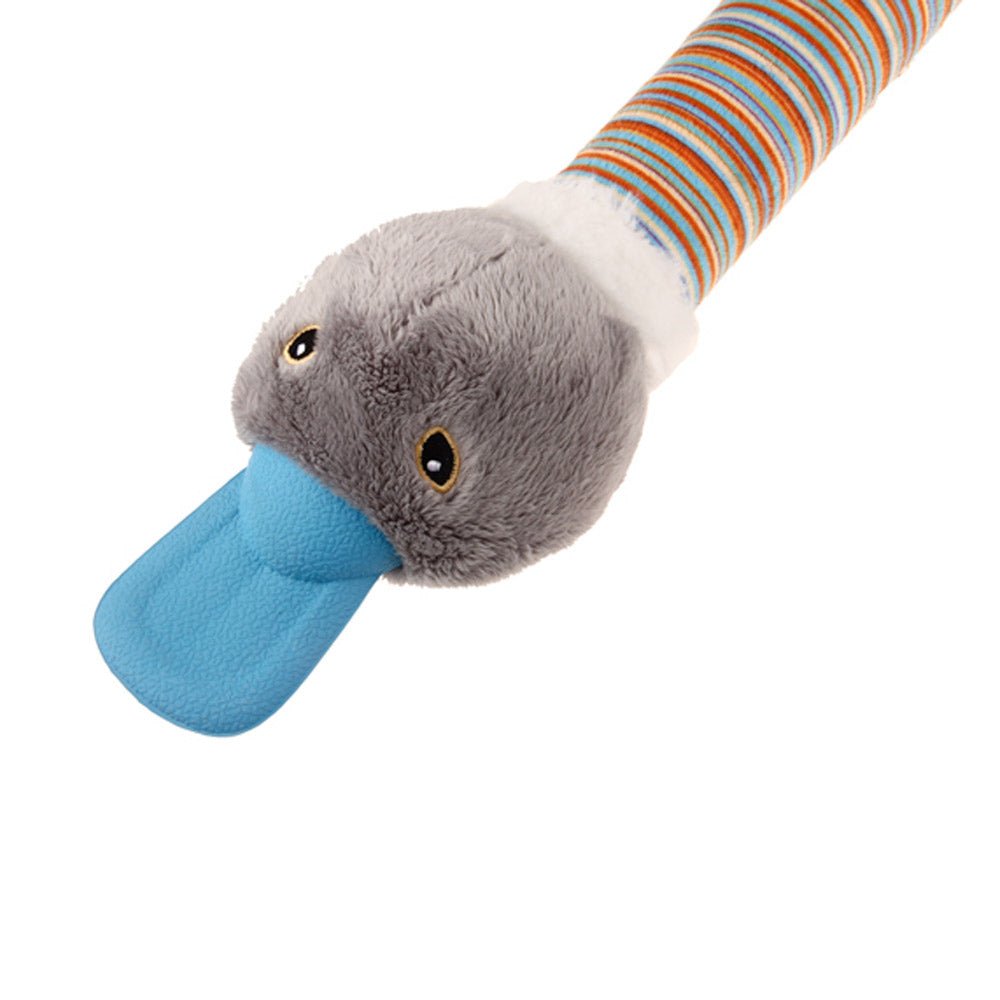 Crunchy Neck Duck with Bone & Squeaker Large - Shopivet.com