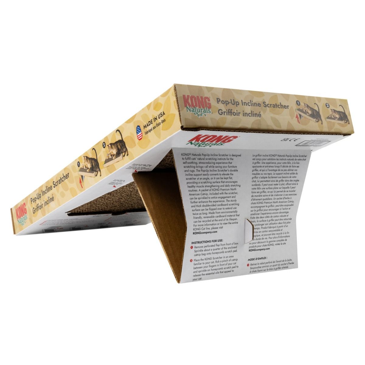 Kong Naturals Pop-Up Incline Cat Scratcher -