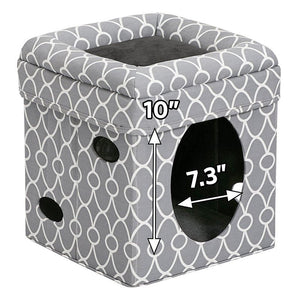 Curious Cat Cube – Grey - Shopivet.com