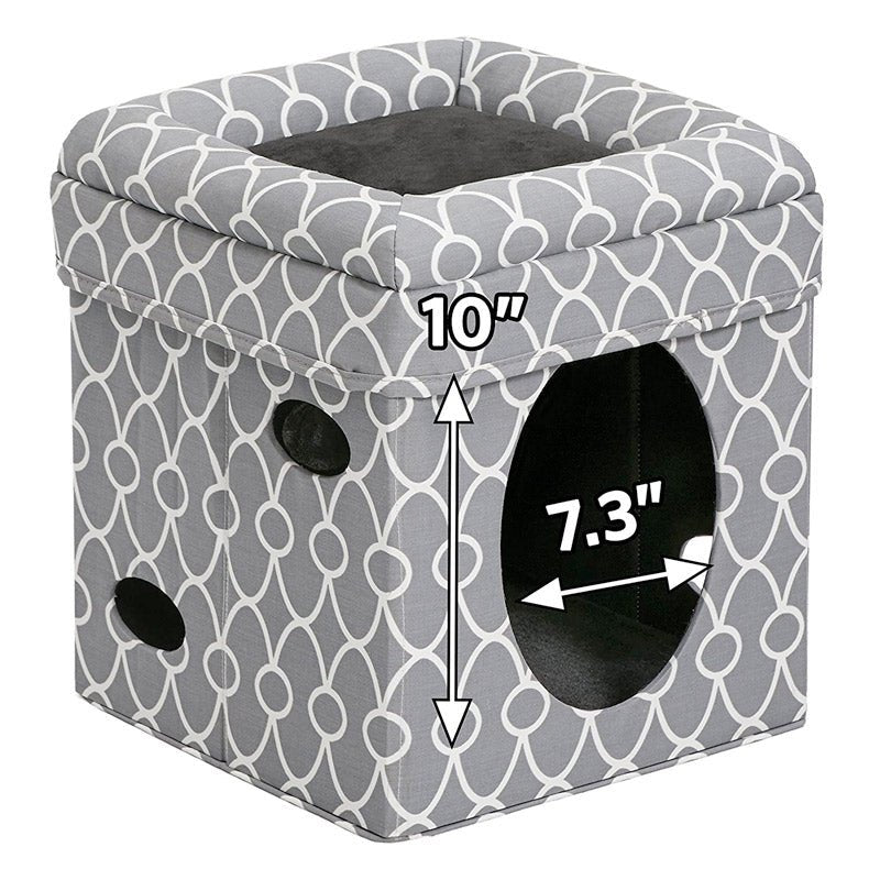 Curious Cat Cube – Grey - Shopivet.com