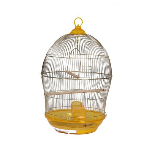 Dayang Bird Cage (370) - 48.5 x 48.5 x 76cm - 4 Pcs/Box[Color - Gold, Dimension - 48.5 x 48.5 x 76cm] - Shopivet.com