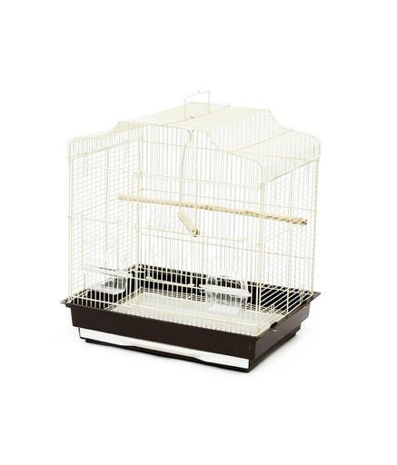 Dayang Bird Cage (604) - 47 x 36 x 50.6cm - 4 pcs/Box - White Colour[Dimension - 47 x 36 x 50.6cm] - Shopivet.com