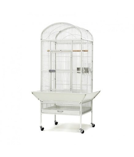 Dayang Bird Cage - A08 (Jumbo) - 123 x 82 x 178cm[Dimension - 123 x 82 x 178cm] - White - Shopivet.com