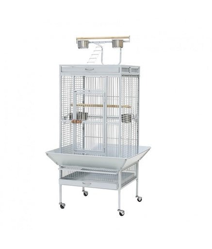 Dayang Bird Cage (A11) - 82 x 77.4 x 164cm[Dimension - 82 x 77.4 x 164cm] - White - Shopivet.com
