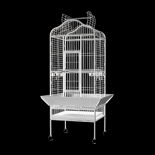 Dayang Bird Cage (A14) - 82.5 x 77.5 x 156cm - White - Shopivet.com
