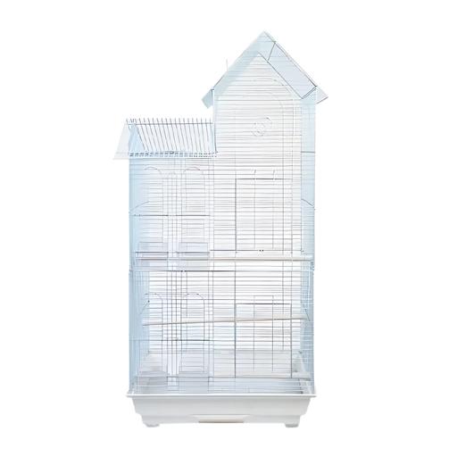 Dayang Bird Cage (Medium) - 52 x 41.5 x 110cm (2 Pcs / Box )[Dimension - 52 x 41.5 x 110cm] - White - Shopivet.com
