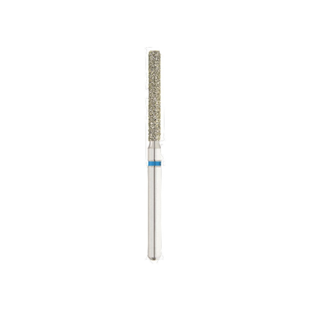 Dental "Diamond" Flat End Cylinder (Med Grit) FG x 5 - Shopivet.com