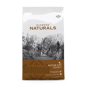 Diamond Naturals Active Cat Chicken Meal & Rice Formula - 2.72kg(6lbs) - Shopivet.com