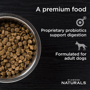 Diamond Naturals Adult Dog Beef Meal & Rice Formula - 18.14 Kg(40 lbs) - Shopivet.com