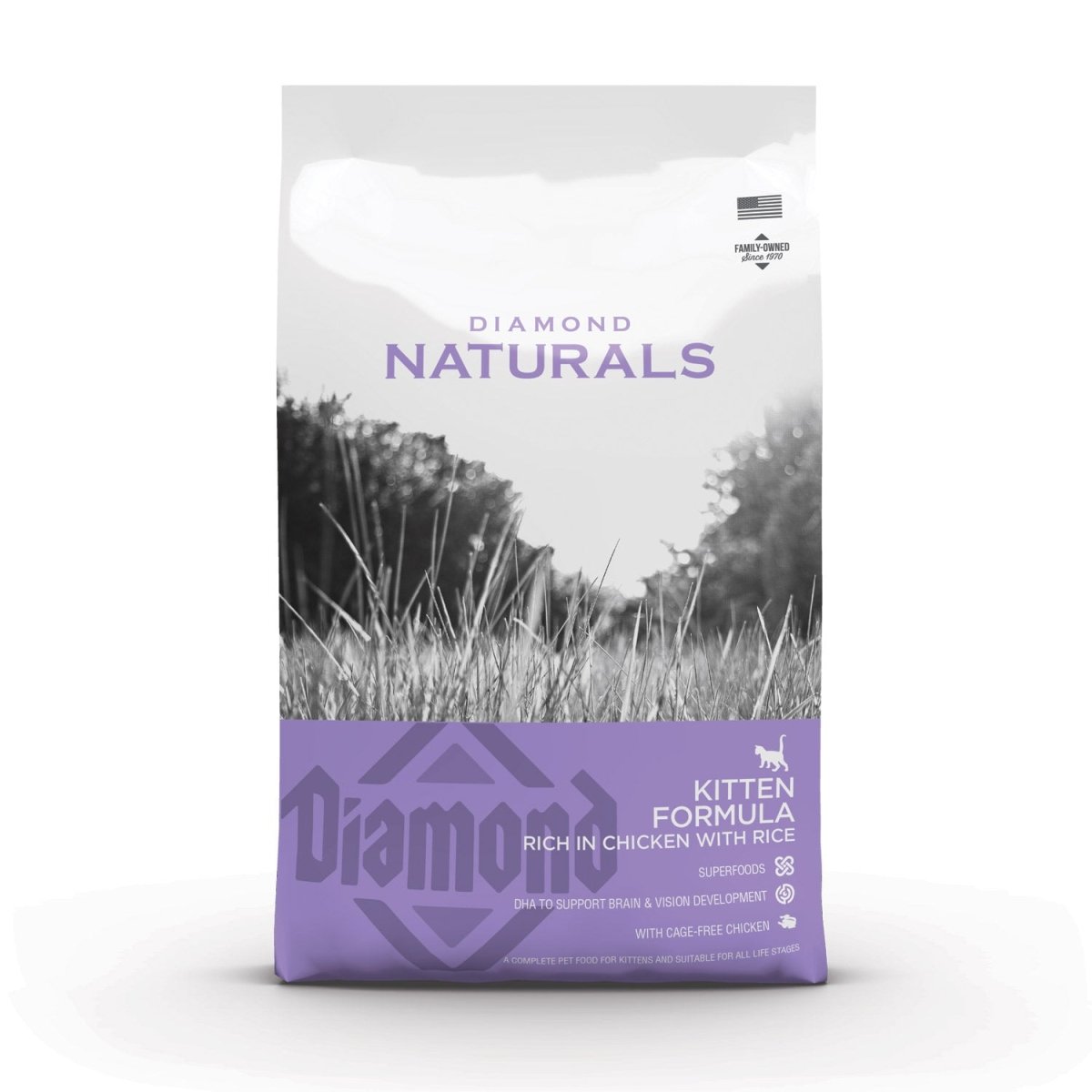Diamond Naturals Kitten Chicken & Rice Formula - 1Kg (2.20 lbs) - Shopivet.com