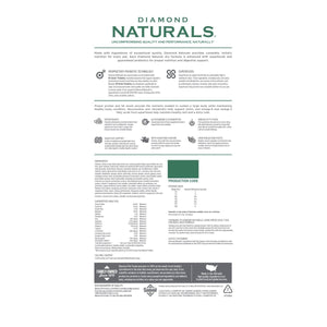 Diamond Naturals Large Breed Adult Dog Chicken & Rice Formula - 2 Kg (4.40 lbs) - Shopivet.com