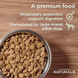 Diamond Naturals Large Breed Adult Dog Lamb Meal & Rice Formula - 15.00 Kg(33 lbs) - Shopivet.com
