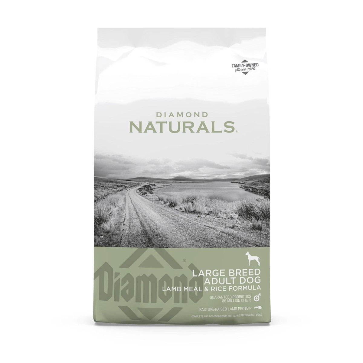 Diamond Naturals Large Breed Adult Dog Lamb Meal & Rice Formula - 15.00 Kg(33 lbs) - Shopivet.com
