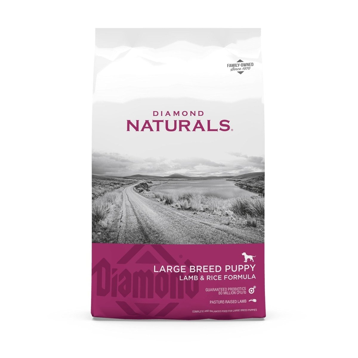 Diamond Naturals Large Breed Puppy Lamb & Rice Formula - 15kg (33 lbs) - Shopivet.com