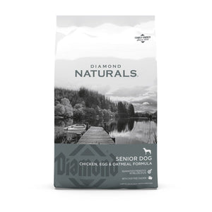 Diamond Naturals Senior Dog Chicken, Egg & Oatmeal Formula - 2.72 Kg(6 lbs) - Shopivet.com