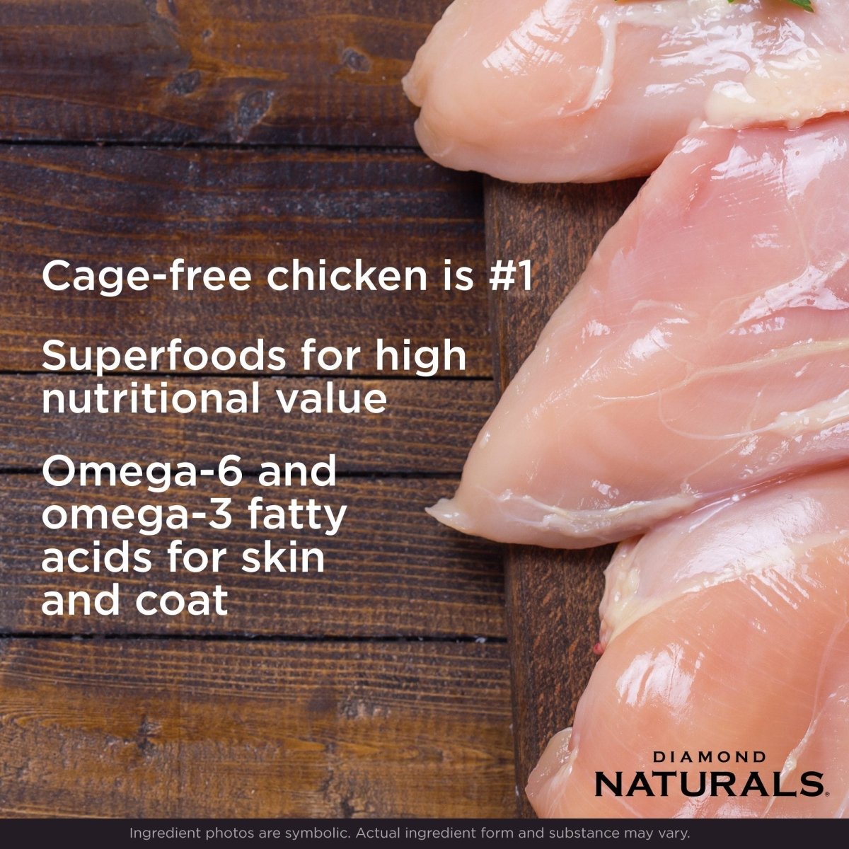 Diamond Naturals Small and Medium Breed Puppy Rich in Chicken & Rice - 2Kg (4.40 lbs) - Shopivet.com