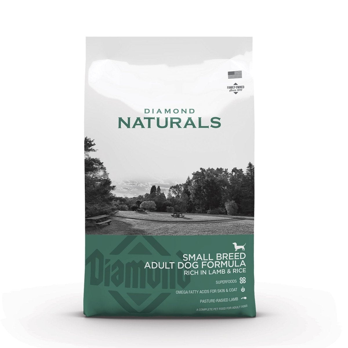 Diamond Naturals Small Breed Adult Dog Lamb & Rice Formula - 2Kg (4.40 lbs) - Shopivet.com