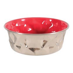 Diamonds Stainless Non - Slip Dog Bowls - 1.8L - Shopivet.com