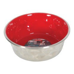 Diamonds Stainless Non - Slip Dog Bowls - 1.8L - Shopivet.com