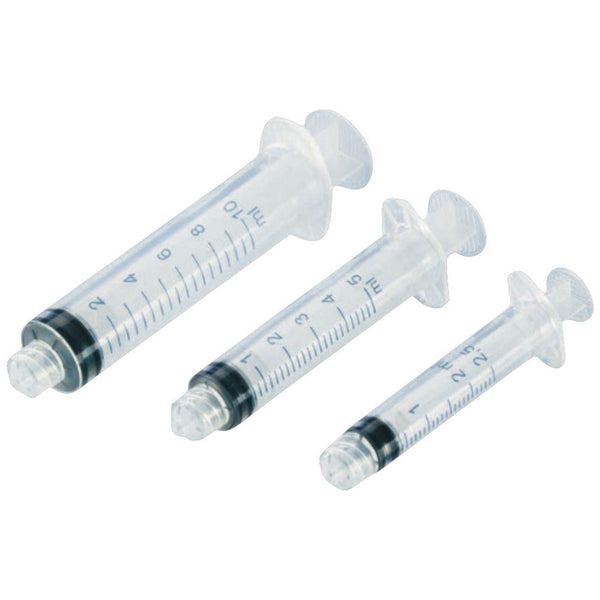 Disposable 3 - part Syringes Luer centre 3ml 1x100 - Shopivet.com