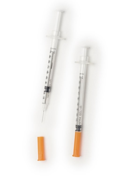 Disposable Insulin Syringe U100 30G x 1/2" (0.3x12mm) [1ml] 100 pcs - Shopivet.com